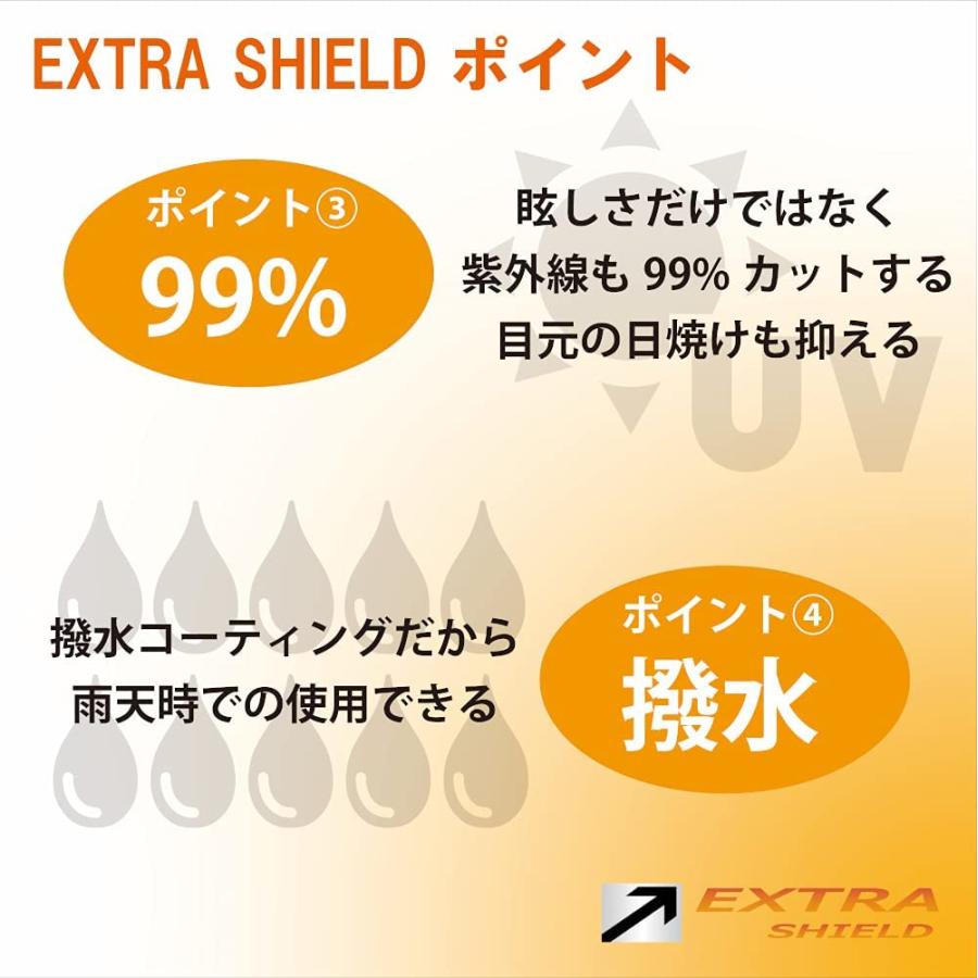 山城（YAMASHIRO） EXTRA SHIELD(エキストラシールド) バイク用 ミラー