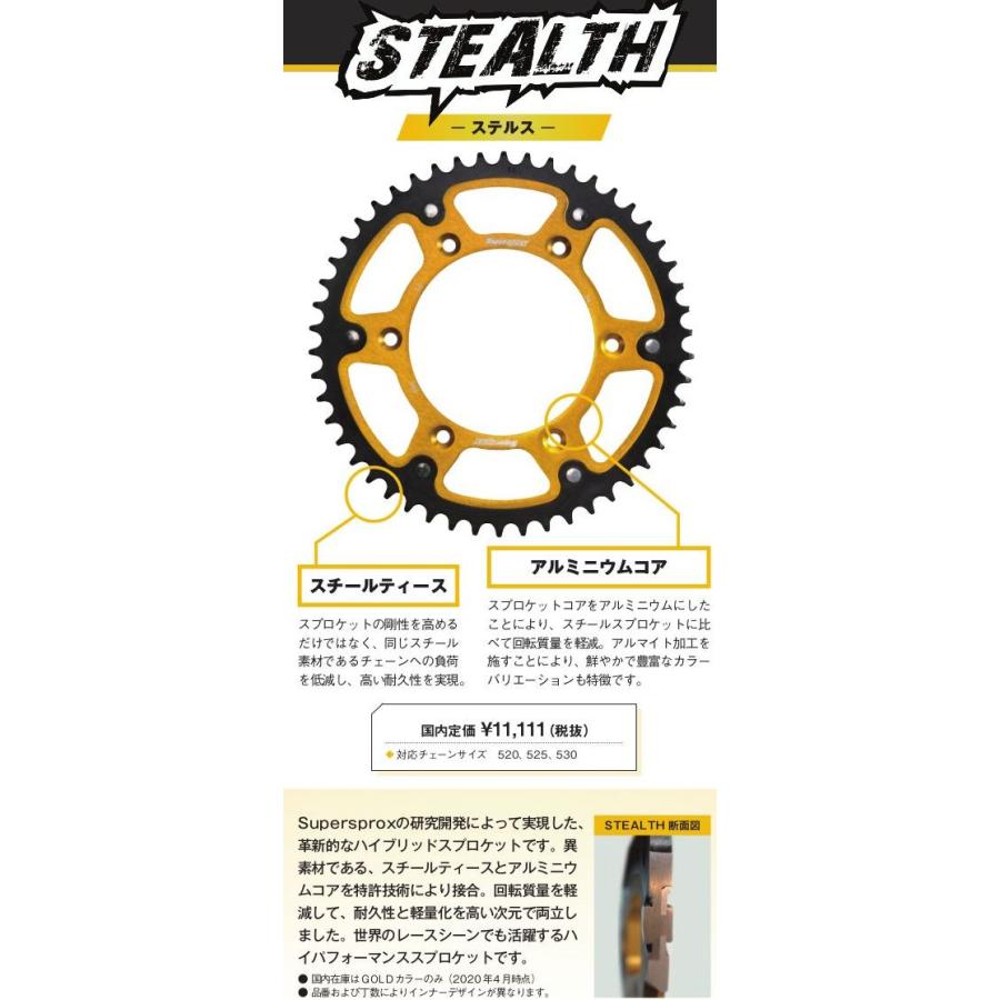 山城（YAMASHIRO） スーパースプロックス(Supersprox) バイク用