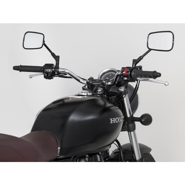 タナックスナポレオン バイクミラー ブラック TANAX（タナックス） バイクミラー ナポレオン エーゼット3ミラーEX