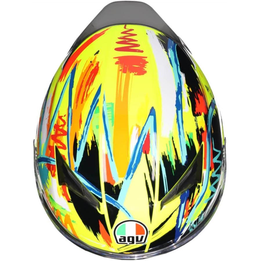 AGV(エージーブイ) バイクヘルメット フルフェイス K3 ROSSI WINTER TEST 2019 (ロッシ ウィンターテスト 2019) Mサイズ (57-58cm) 18381007003-M｜moto-zoa2｜08