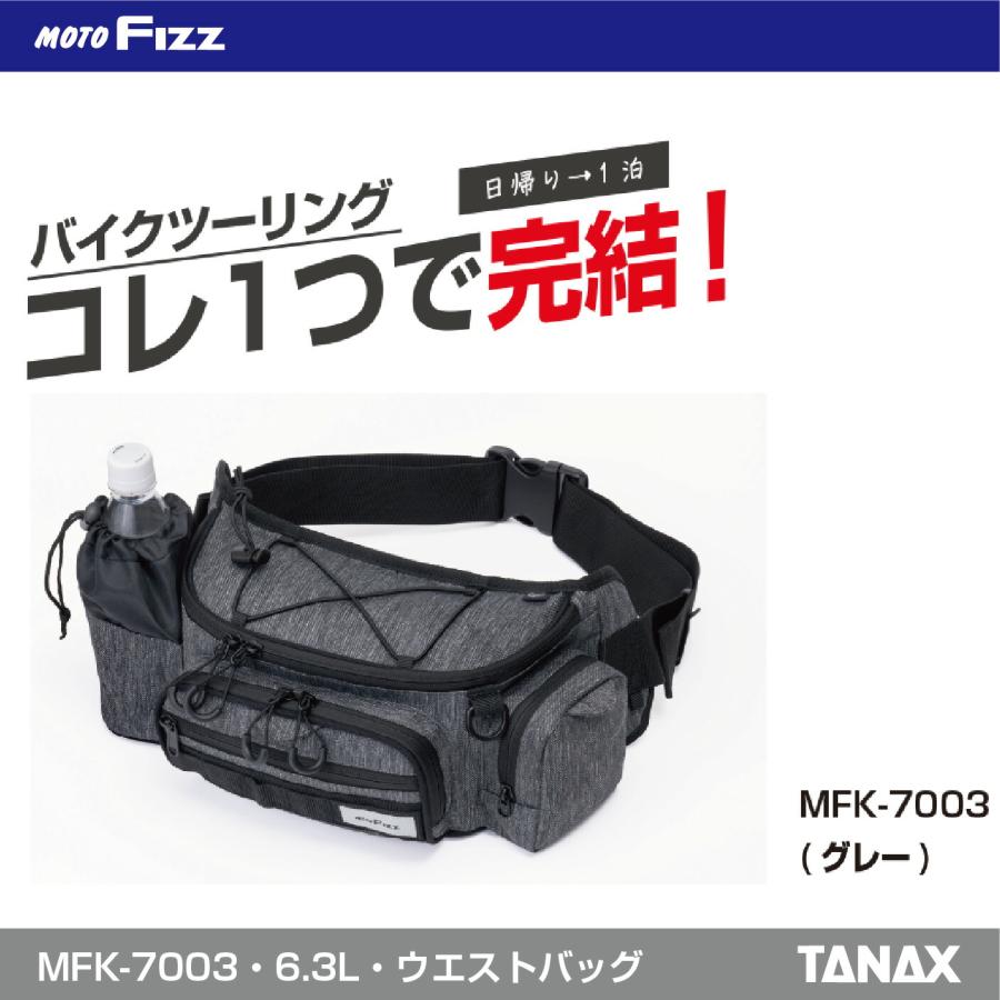 TANAX（タナックス） モトフィズ バイク用ウエストバッグ ライディング