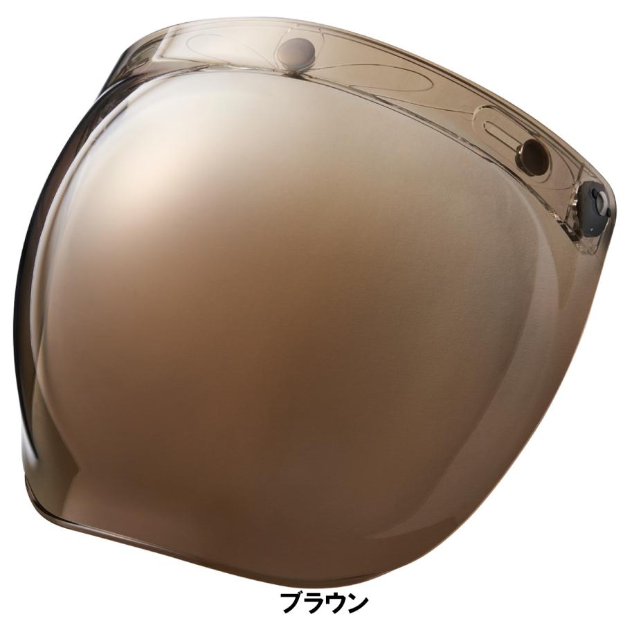 EXTRA SHIELD 山城 バブルシールド ジェットヘルメット ミラー EXTRA