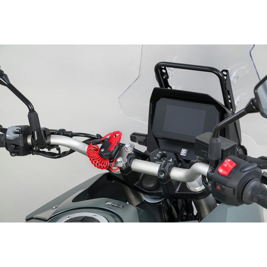 TANAX（タナックス） バイク用 盗難防止 ヘルメット用ワイヤーロック