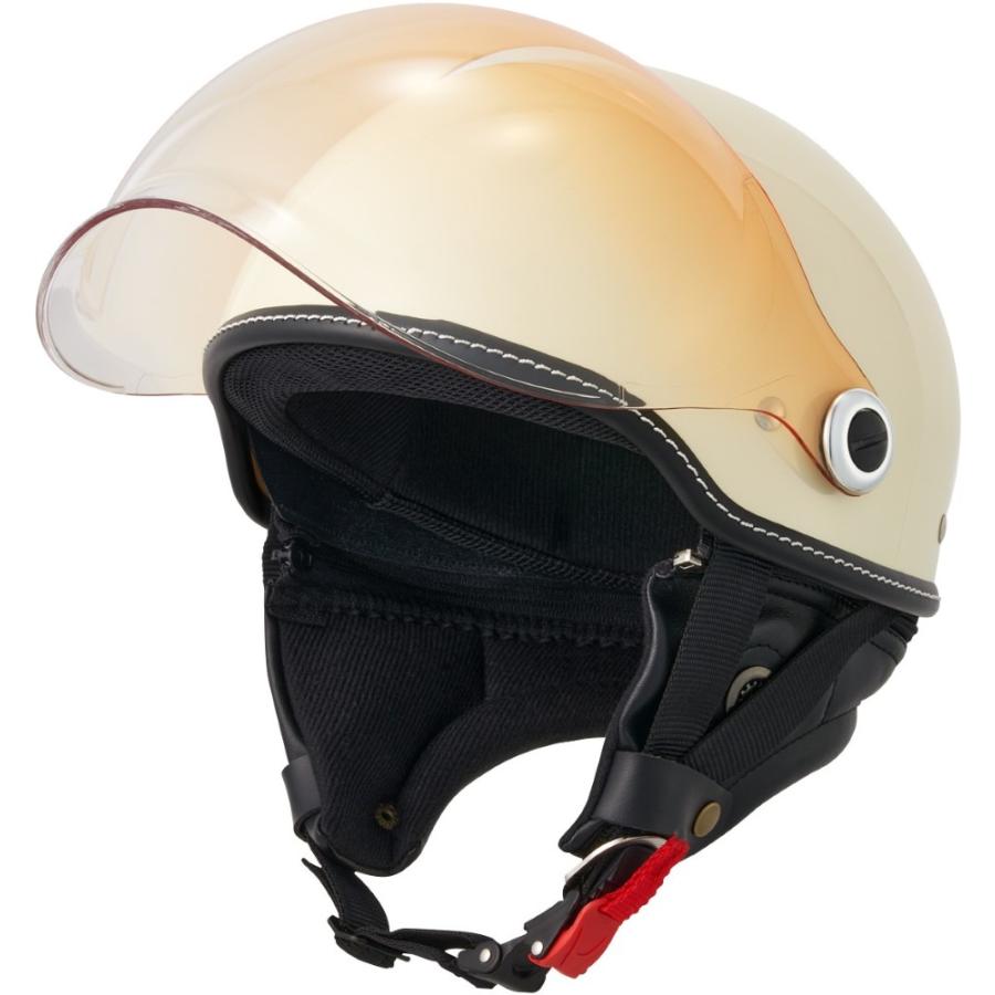 マルシン Marushin バイク用 シールド付き ハーフ ヘルメット 半ヘル
