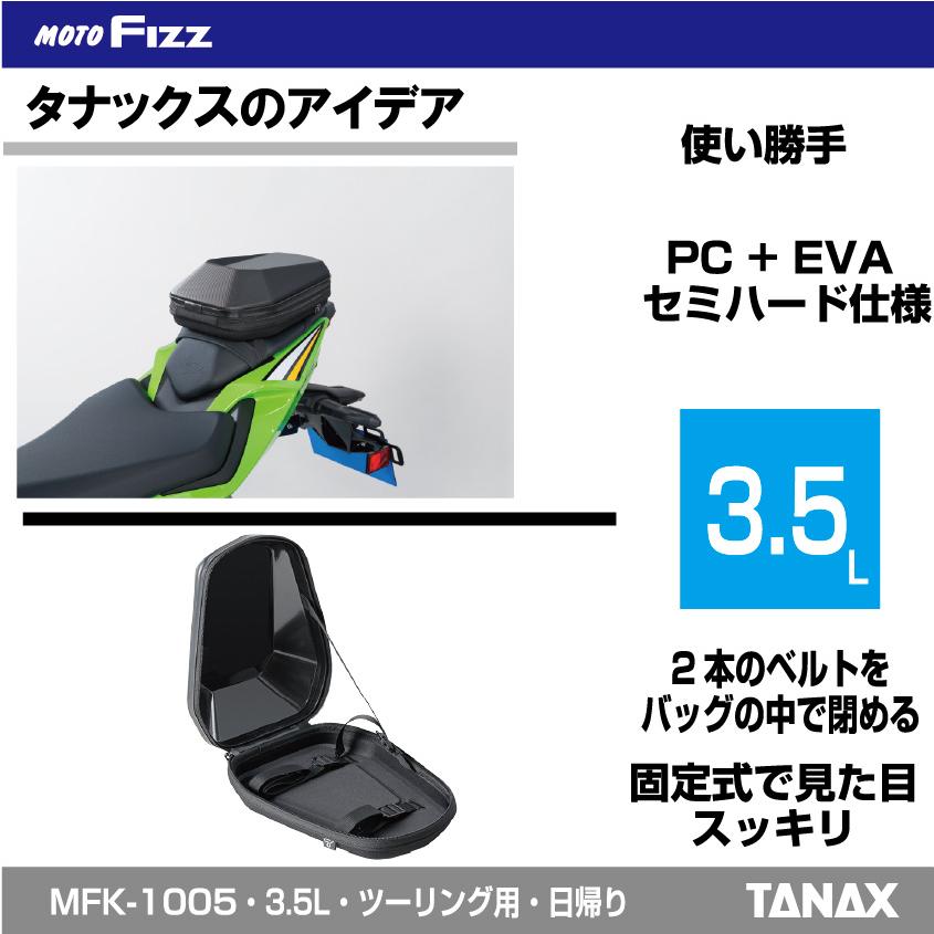 TANAX（タナックス） バイク用バッグ シートバッグ シェルシートバッグ
