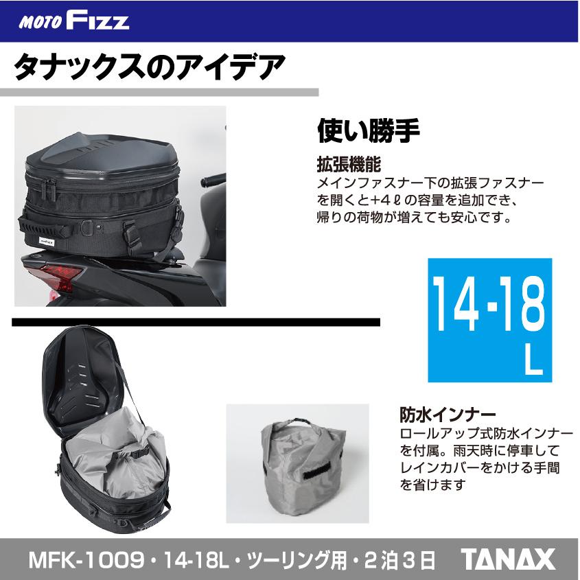 TANAX（タナックス） バイク用バッグ シートバッグ シェルシートバッグ