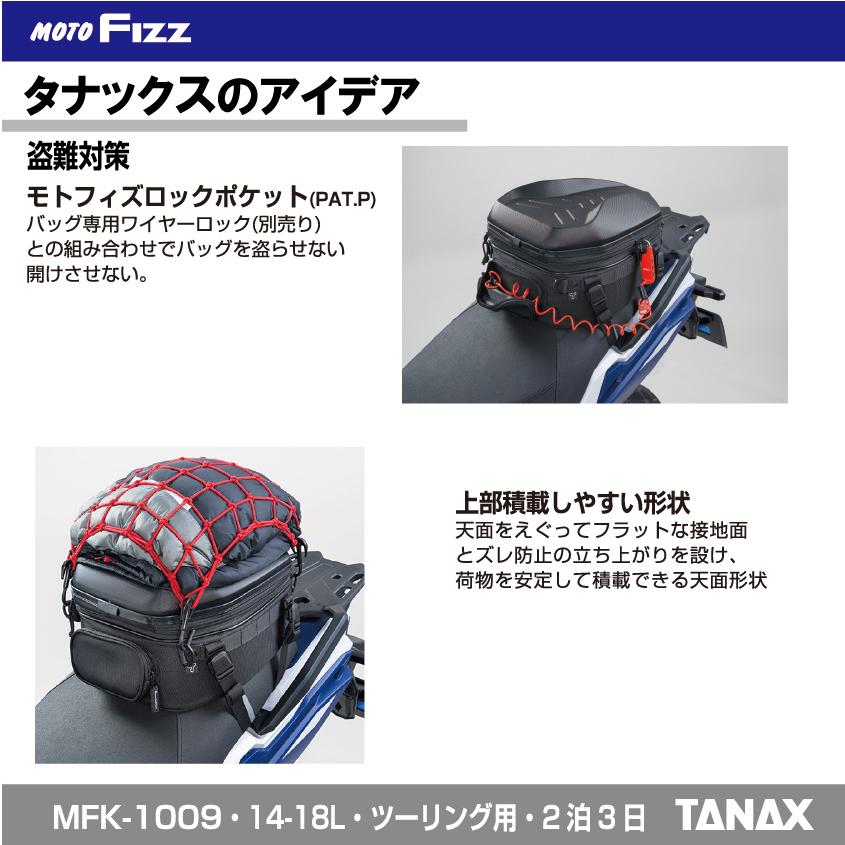 TANAX（タナックス） バイク用バッグ シートバッグ シェルシートバッグ