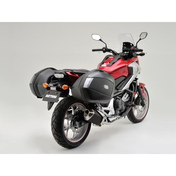 ティンシャ ハイクオリティ　Mサイズ　ケース付き HARD WORX の縦型タイプ「アルミトップケース40L」が RIDEZ から