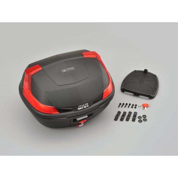 デイトナ DAYTONA バイク用 GIVI BOX ジビ リアボックス トップケース B47NML B47 BLADE (47L)未未塗装ブラック 76871の画像