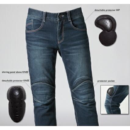 ROUGH&ROAD (ラフ&ロード) バイク用 パンツ uglyBROS アグリブロス MOTOPANTS SHOVEL-K 【Men's】 ブルー 28インチ UB0006BL1_4