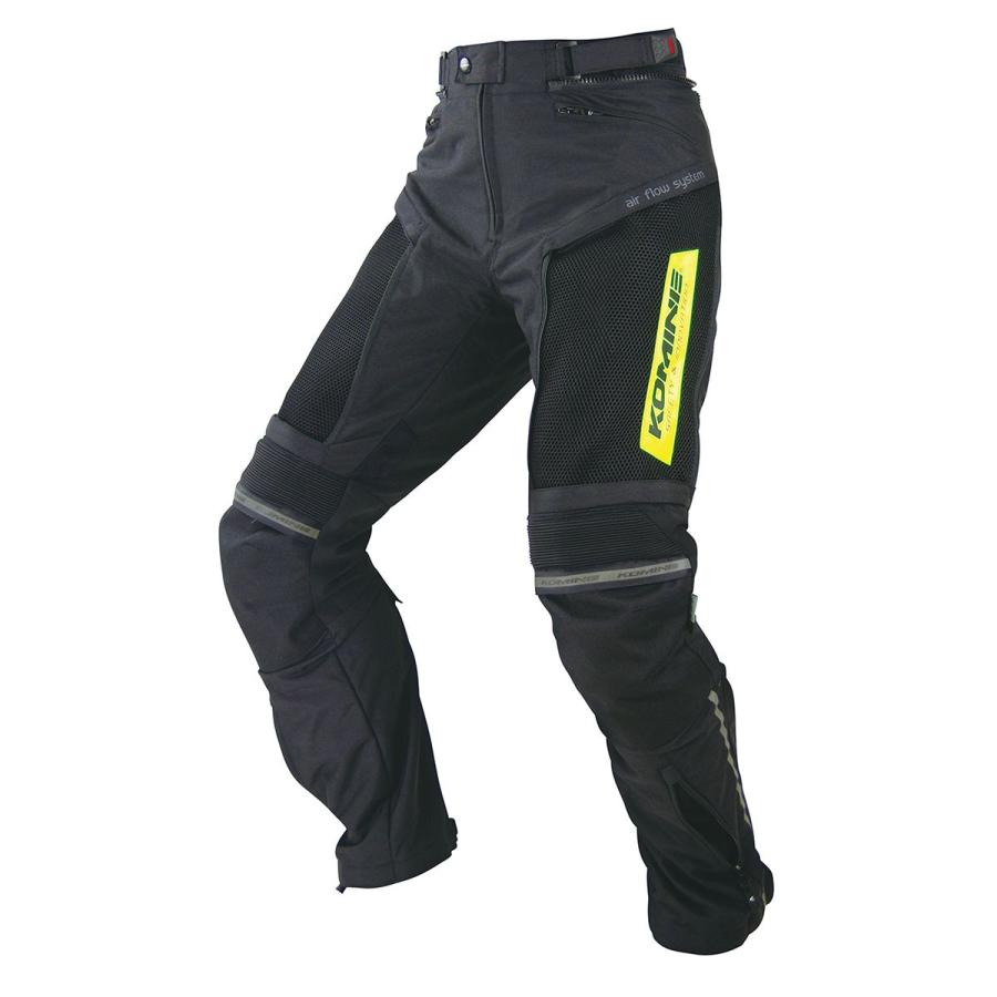 コミネ Komine バイク用 パンツ Pants PK-716 フルイヤーライディングパンツ-エア ブラック 黒 Lサイズ 07-716/BK/L