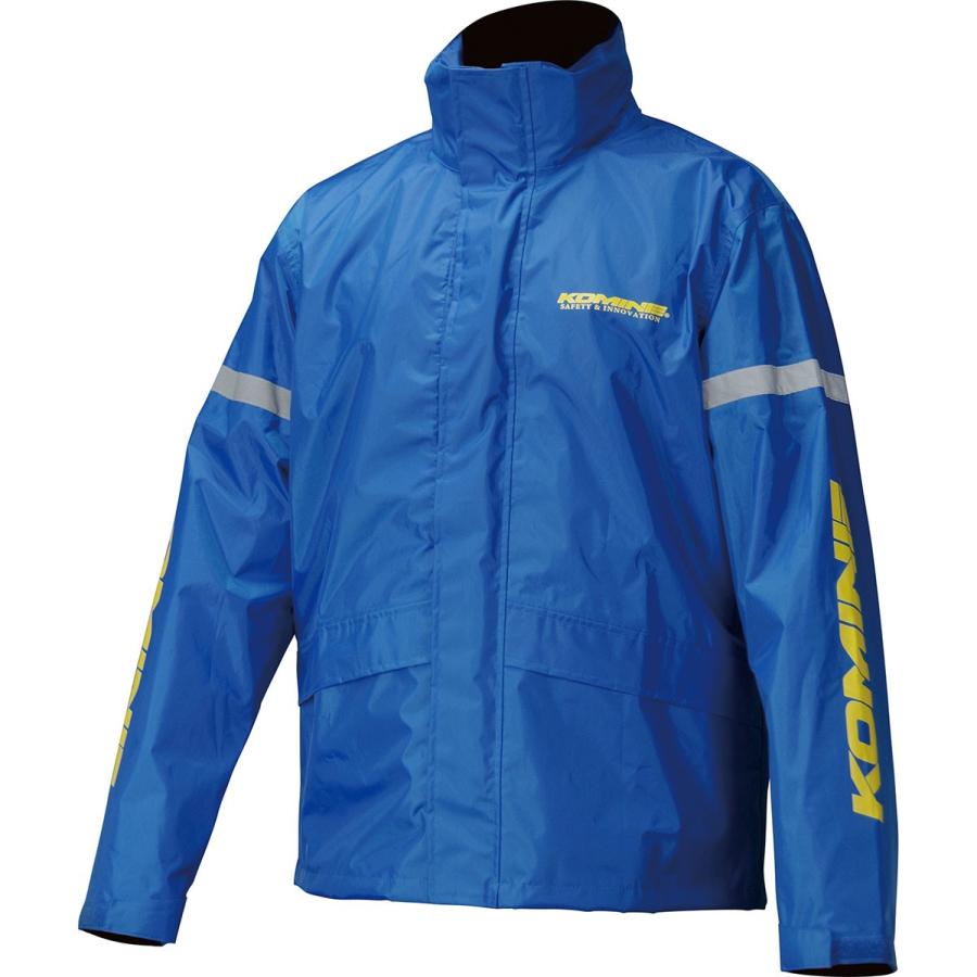 コミネ KOMINE バイク用 防水 レインスーツ レインギア Rain gear RK-543 STDレインウェア ブルー 青 3XLBサイズ 03-543/BL/3XLB