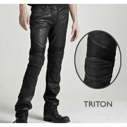 土日クーポン配布 ROUGH&ROAD (ラフ&ロード) バイク用 パンツ uglyBROS アグリブロス MOTOPANTS TRITON 【Men's】 ブラック 36インチ UB0008BK5