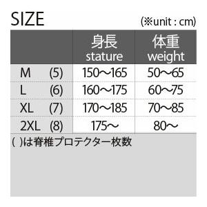 コミネ Komine バイク用 プロテクター Protector SK-692 CEマルチバックプロテクター ブラック 黒 XLサイズ 04-692/BK/XL｜moto-zoa｜02