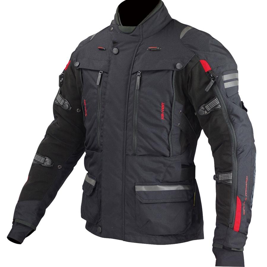 コミネ Komine バイク用 ジャケット Jacket JK-574 フルイヤーツーリングジャケット-ラーマ ブラック 黒 Sサイズ 07-574/BK/S