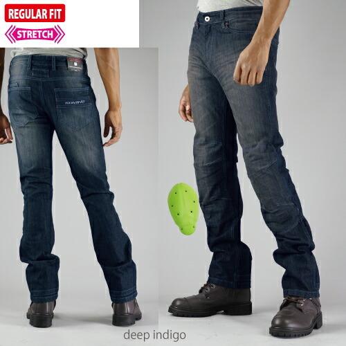 コミネ Komine バイク用 パンツ Pants WJ-732R ジーンズ ディープ インディゴ WLサイズ (レディース) 07-732/IN/WL/30の画像