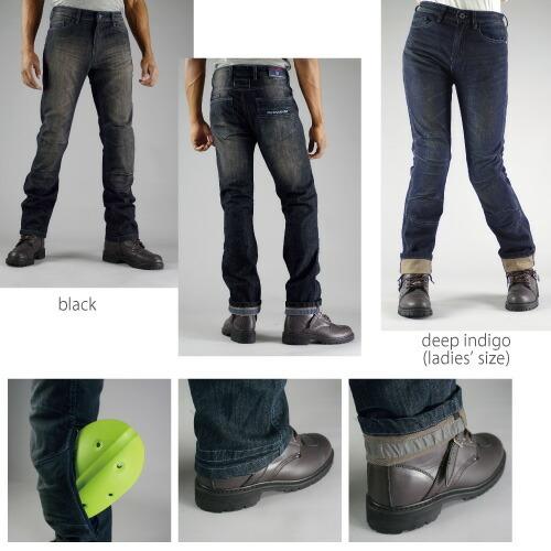 コミネ Komine バイク用 パンツ Pants WJ-732R ジーンズ ディープ インディゴ WLサイズ (レディース) 07-732/IN/WL/30の画像