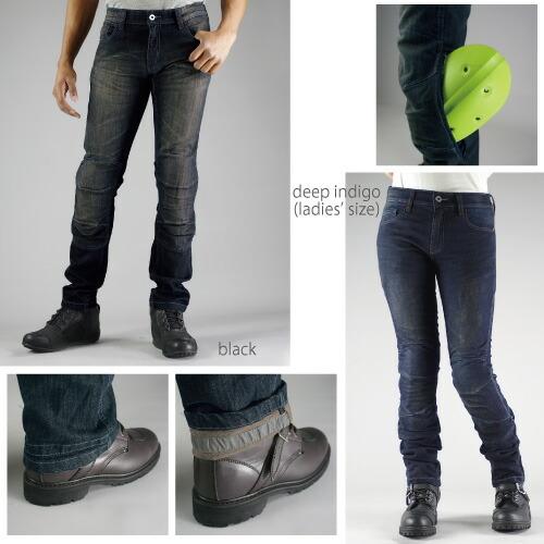 コミネ Komine バイク用 パンツ Pants WJ-737S ジーンズ ディープ インディゴ Mサイズ 07-737/IN/M/30_3
