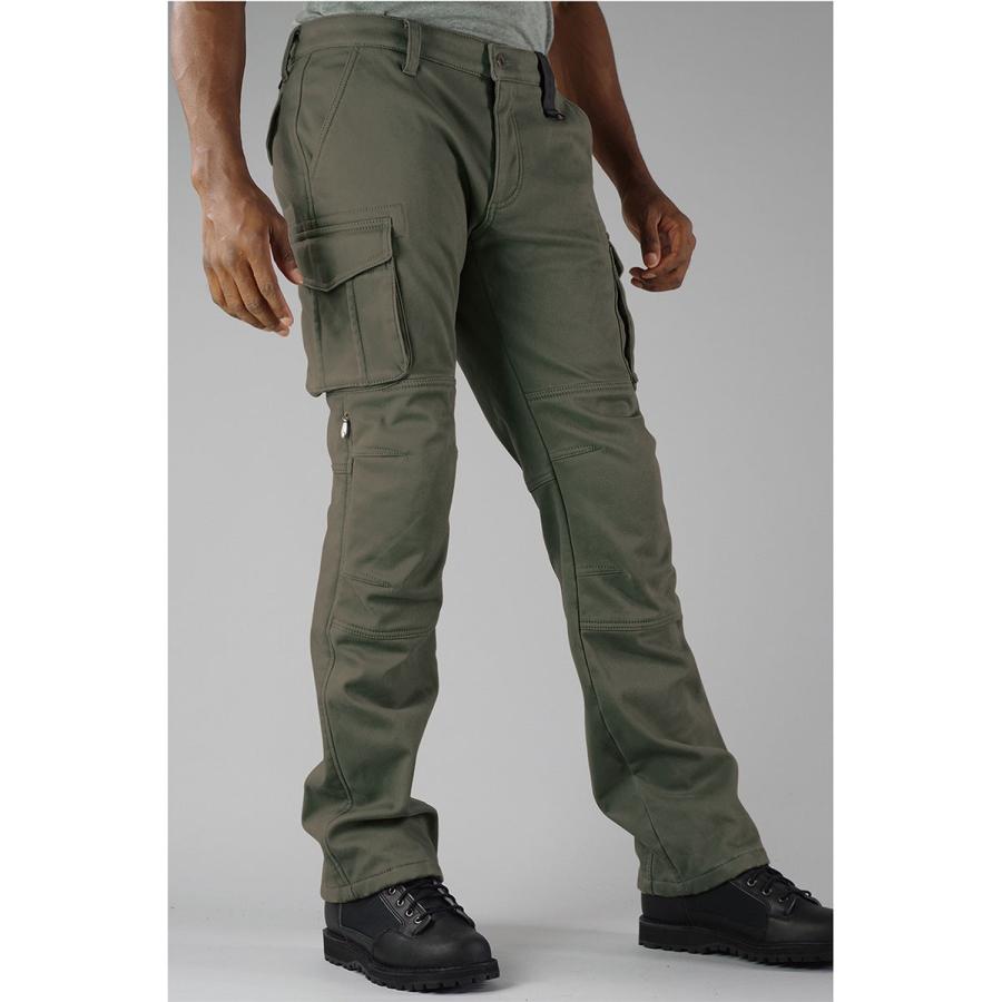 爆買クーポン配布 コミネ Komine バイク用 パンツ Pants PK-919 ウインドプルーフウォームカーゴパンツ ダーク グリーン 緑 XLサイズ 07-919/D.GR/XL