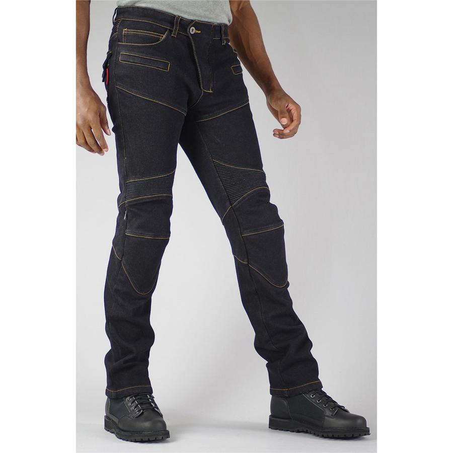 WJ-921S スーパーフィットウォームデニムパンツ ブラック コミネ（Komine） バイク用 パンツ Pants WJ-921S スーパーフィット