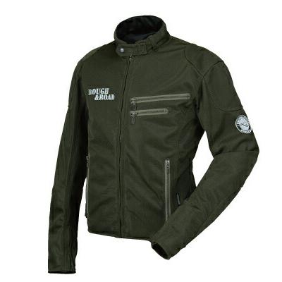 ROUGH & ROAD フルメッシュジャケット　L オリーブ ラフ＆ロード ROUGH&ROAD (ラフ&ロード) バイク用 メッシュ