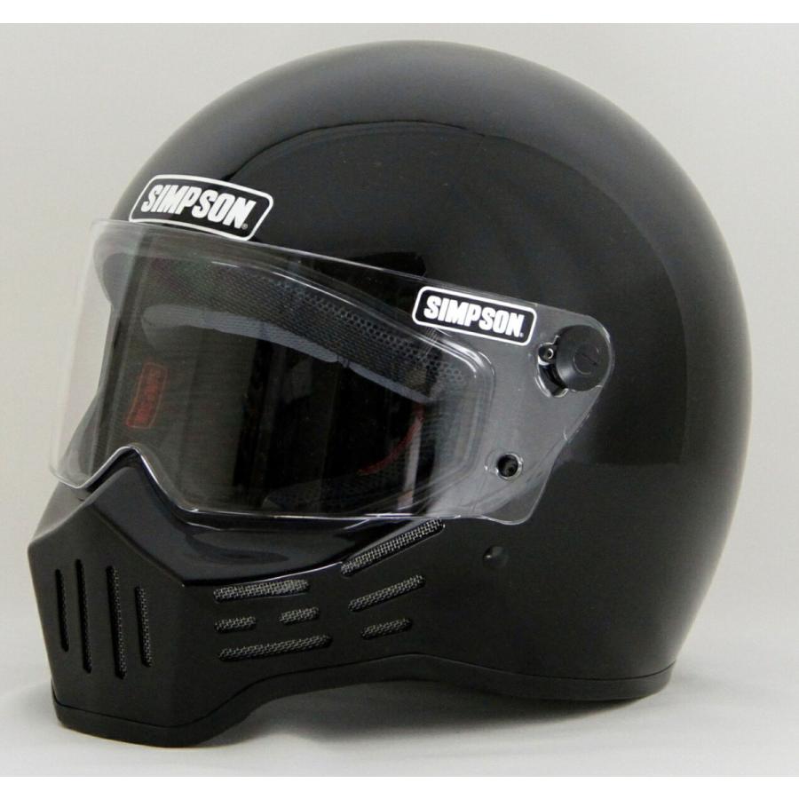 SIMPSON（シンプソン） バイク用 フルフェイスヘルメット M30 ブラック