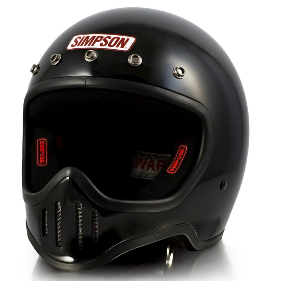 SIMPSON (シンプソン) バイク用 フルフェイスヘルメット M50 ブラック