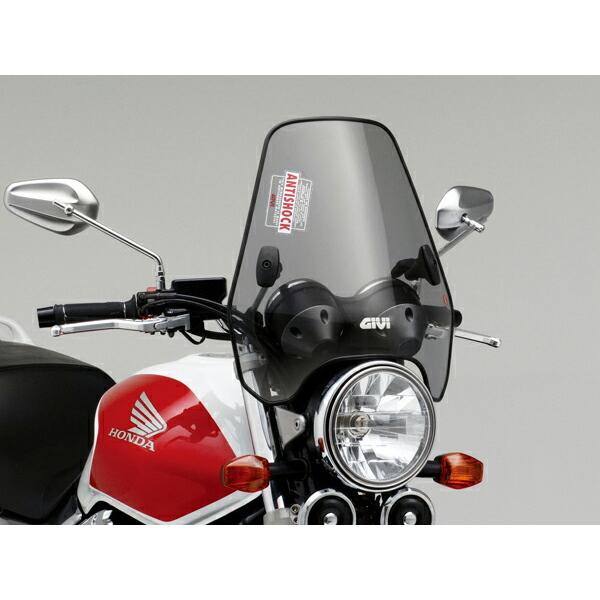 デイトナ DAYTONA バイク用 カウルスクリーン GIVI ジビ 中型ウインドスクリーン A604 セミスモーク H370mm×W395mm 93971