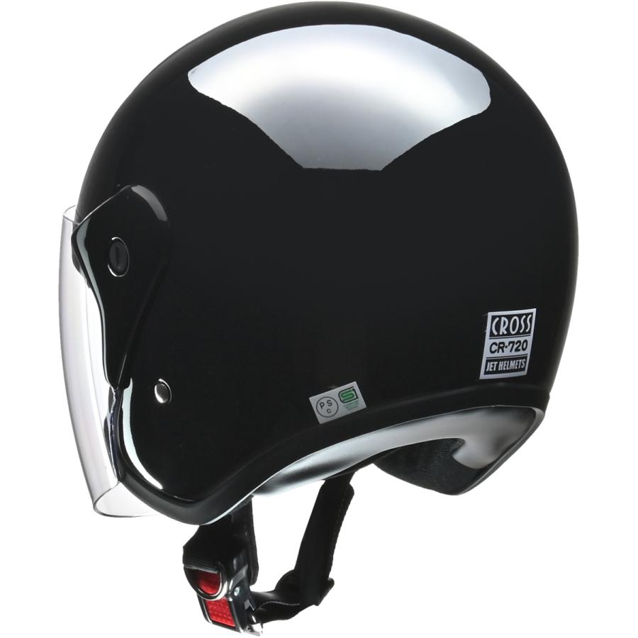 リード工業 LEAD バイク用 ジェット ヘルメット STRAX CR-720 ブラック