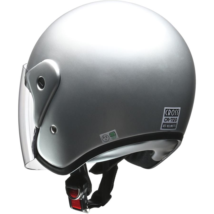 リード工業 LEAD バイク用 ジェット ヘルメット STRAX CR-720 シルバー