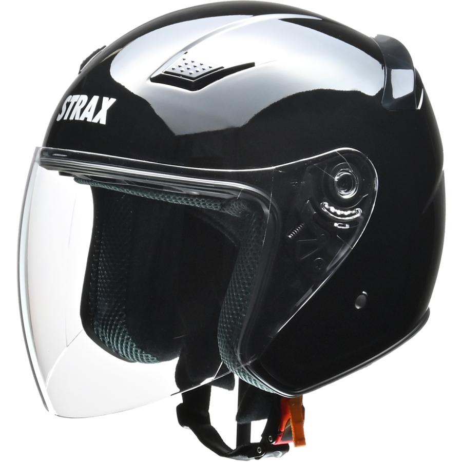 リード工業 LEAD ジェットヘルメット STRAX SJ-8 ブラック LLサイズ 61-62cm未満 品質満点！