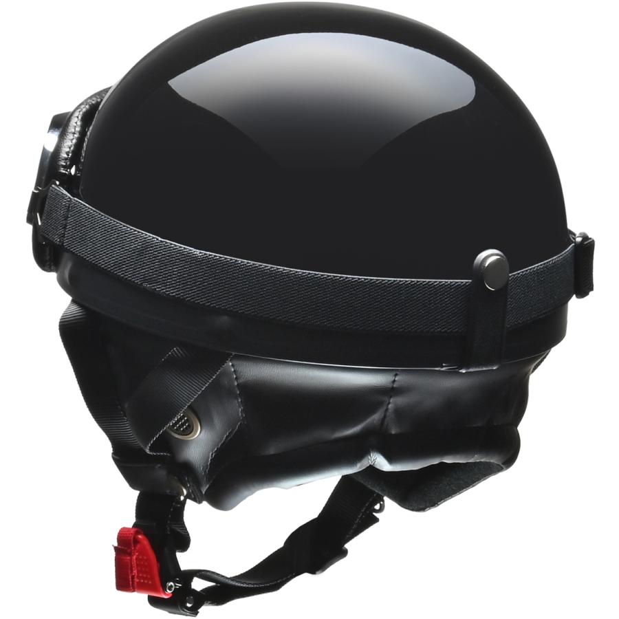 リード工業 (LEAD) ハーフヘルメット CROSS CR-750 ブラックメタリック フリーサイズ (57-60cm未満)｜moto-zoa｜03