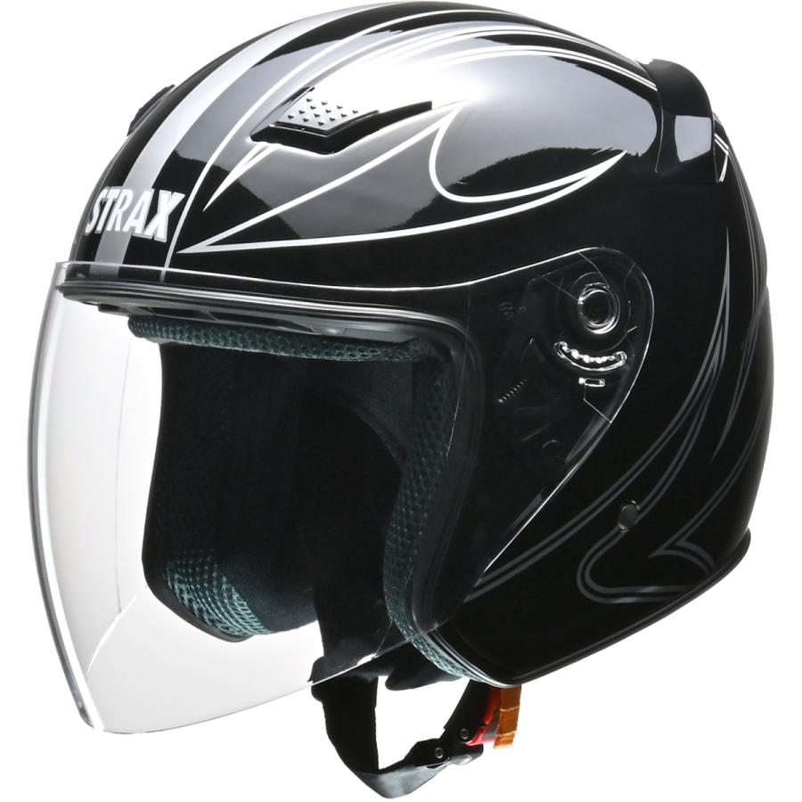 リード工業 LEAD バイク用 ジェット ヘルメット STRAX SJ-9 ブラック
