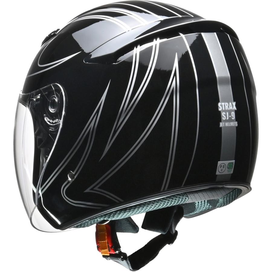 リード工業 LEAD バイク用 ジェット ヘルメット STRAX SJ-9 ブラック