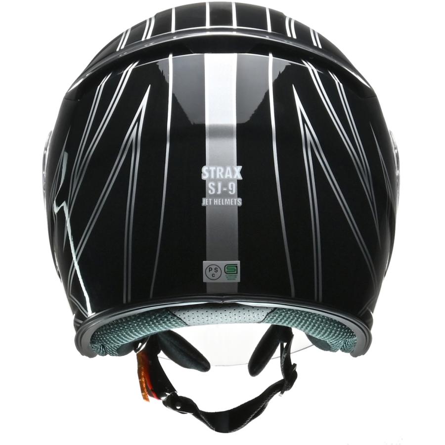 リード工業 LEAD バイク用 ジェット ヘルメット STRAX SJ-9 ブラック