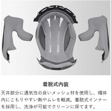 リード工業 (LEAD) バイク用 フルフェイスヘルメット STRAX SF-12 ブラック Mサイズ (57-58cm未満)｜moto-zoa｜11