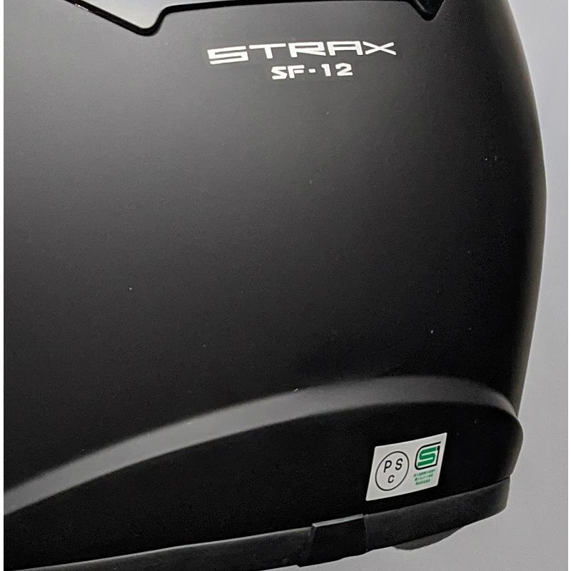 リード工業 (LEAD) バイク用 フルフェイスヘルメット STRAX SF-12 マットブラック LLサイズ (61-62cm未満)｜moto-zoa｜12