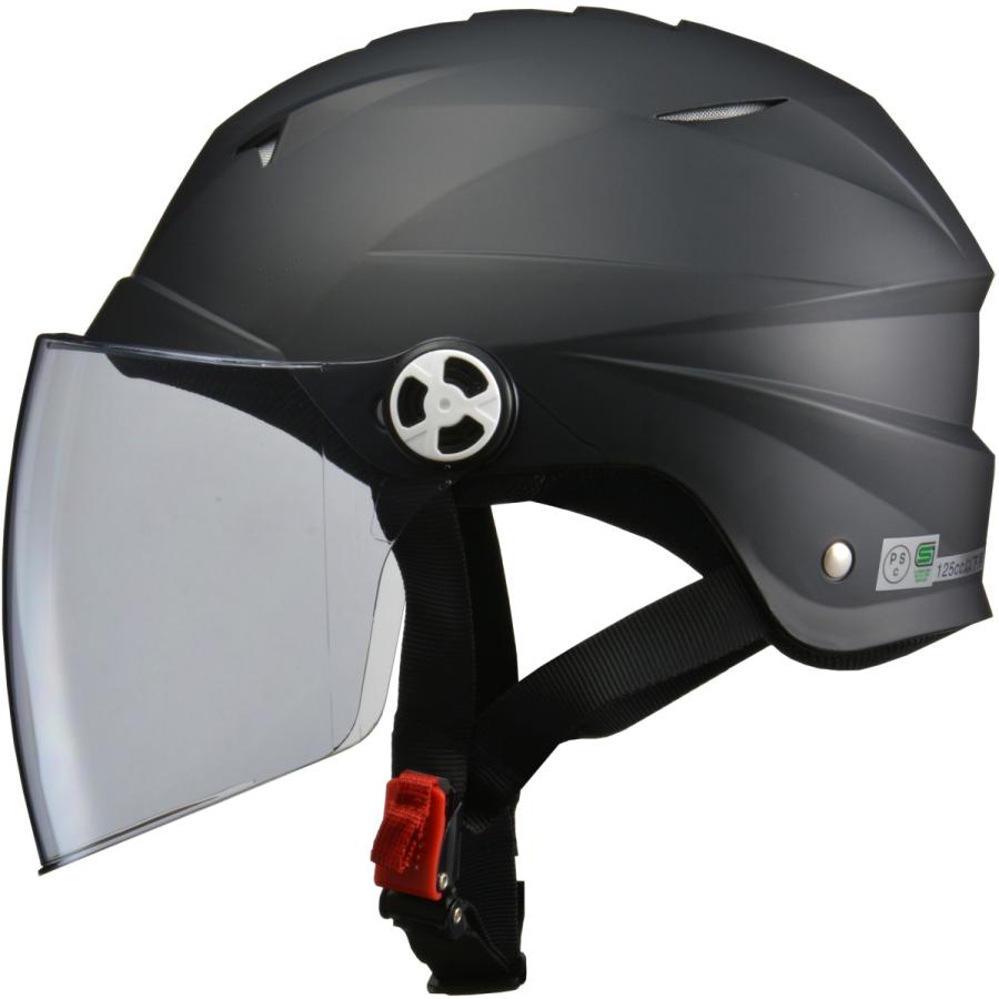 リード工業 (LEAD) ハーフヘルメット SERIO RE-41 マットブラック LLサイズ (61-62cm未満)|moto-zoa|02