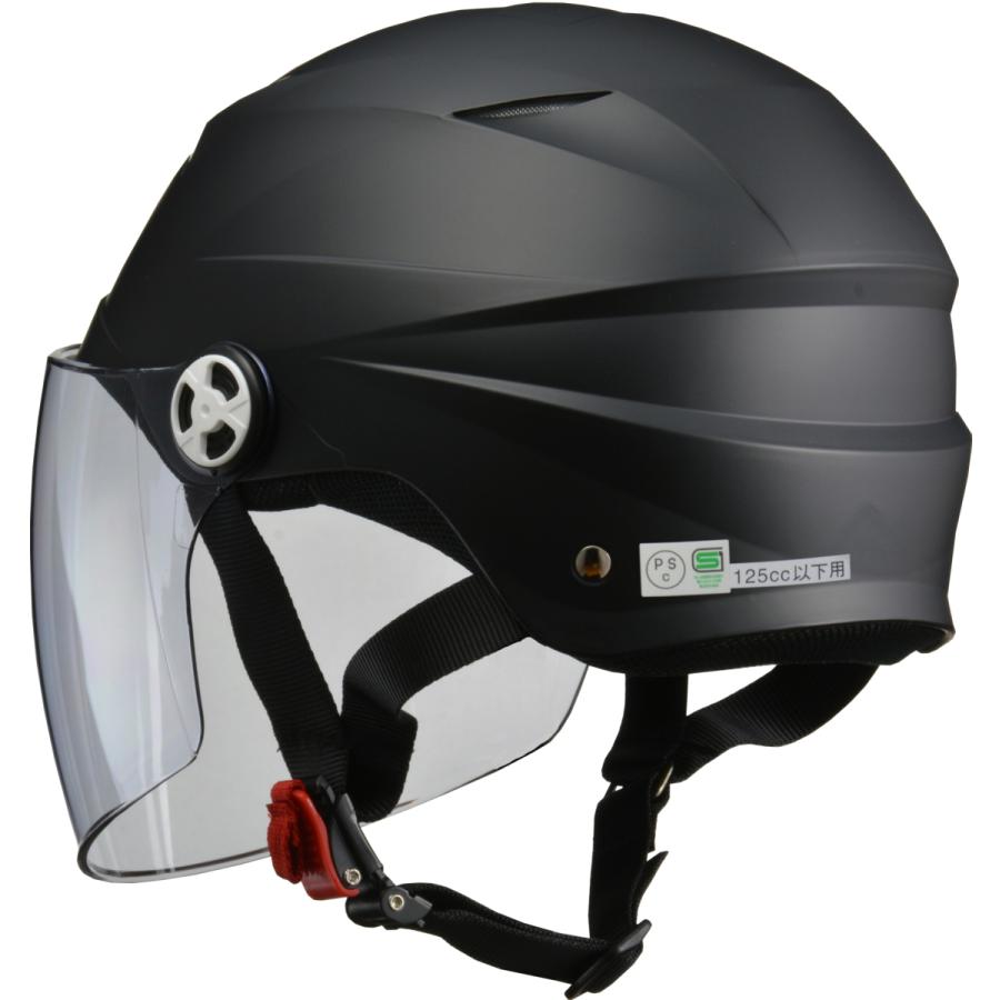 リード工業 (LEAD) ハーフヘルメット SERIO RE-41 マットブラック LLサイズ (61-62cm未満)|moto-zoa|03