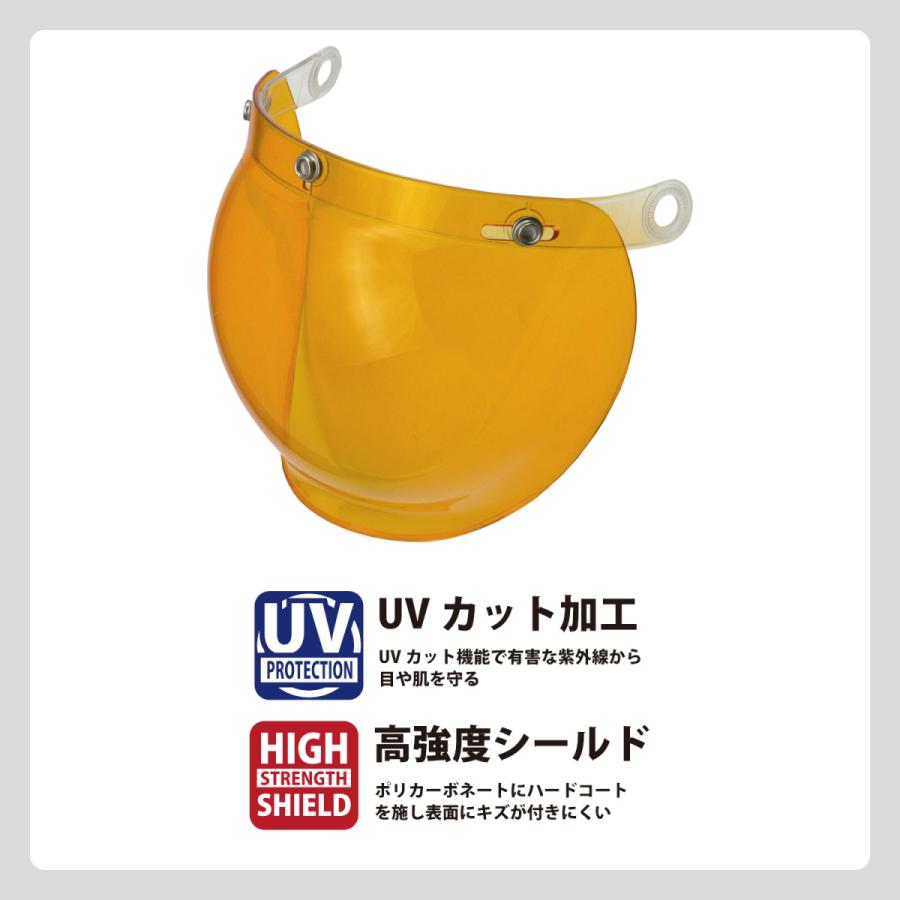 リード工業 LEAD バイク用 ヘルメットシールド BC-10、BC-9、QP-2、QP
