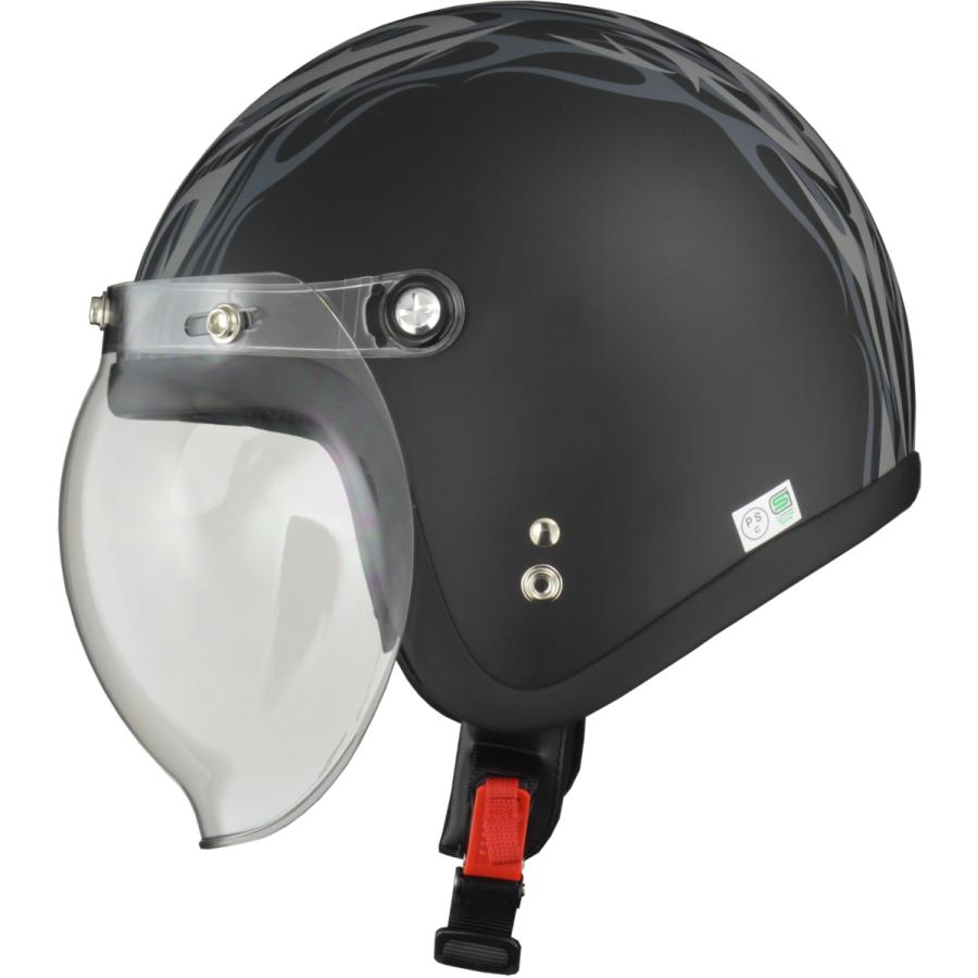 リード工業 (LEAD) ジェットヘルメット MOUSSE (ムース) マットトライバル フリーサイズ (57-60cm未満)｜moto-zoa｜02