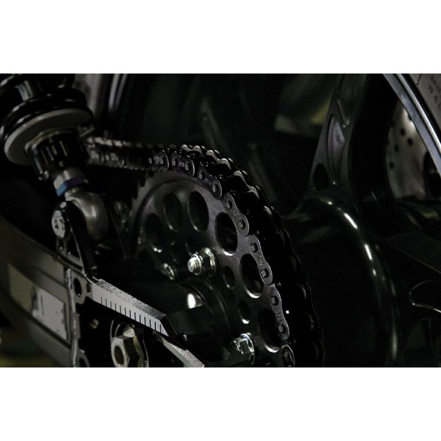 EKチェーン(江沼チェーン) バイク用チェーン 525SR-X2 (BK/BK) ブラック/ブラック 110リンク MLJ