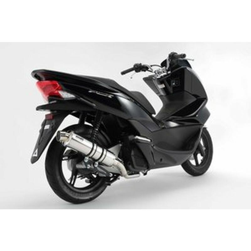 ビームス BEAMS PCX125 2014~ / EBJ - JF56 フルエキ フルエキゾースト R-EVO ステンレスサイレンサーSP 政府認証 22年騒音規制対応 G165-53-008｜moto-zoa