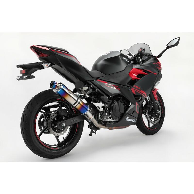 ビームス BEAMS バイク用 マフラー NINJA250 2018~ 2BK-EX250P R-EVO スリップオン ヒートチタンサイレンサー JMCA認定/政府認証品 G430-53-P1J｜moto-zoa｜02