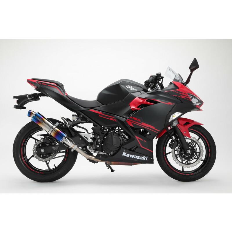 ビームス BEAMS バイク用 マフラー NINJA250 2018~ 2BK-EX250P R-EVO スリップオン ヒートチタンサイレンサー JMCA認定/政府認証品 G430-53-P1J｜moto-zoa｜03