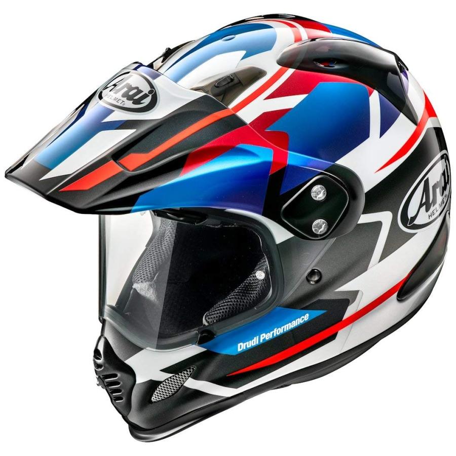 ARAI アライ バイク用 オフロードヘルメット TOUR-CROSS (ツアー クロス 3) DEPARTURE (デパーチャー) ブルー Lサイズ 59-60cm