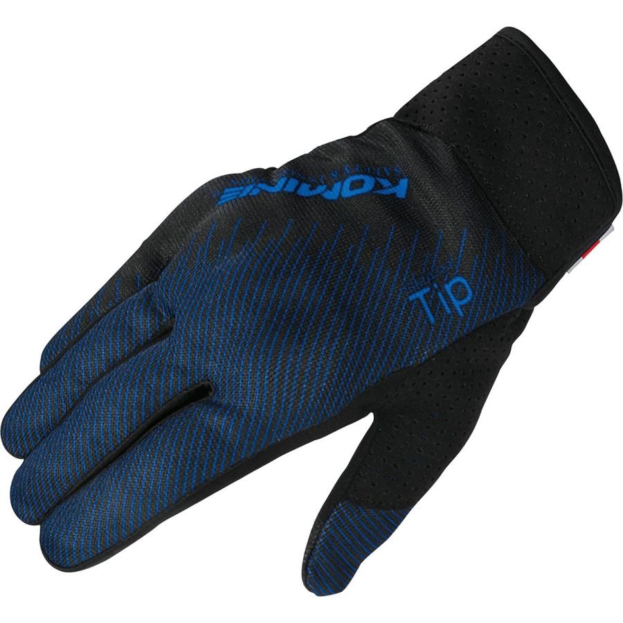 コミネ Komine バイク用 グローブ Gloves GK-233 プロテクトライディングメッシュグローブ ブルー ブラック 青 黒 2XLサイズ 06-233 BL BK 2XL