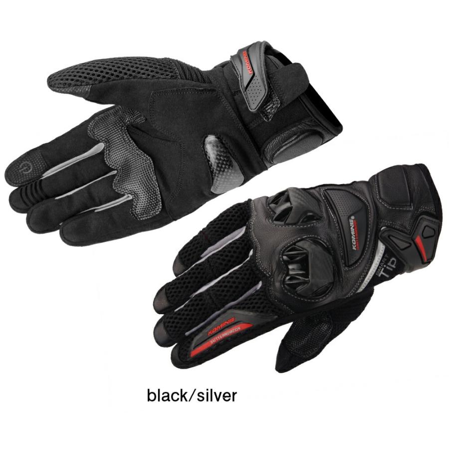 コミネ（Komine） バイクグローブ Gloves GK-234 プロテクトレザー