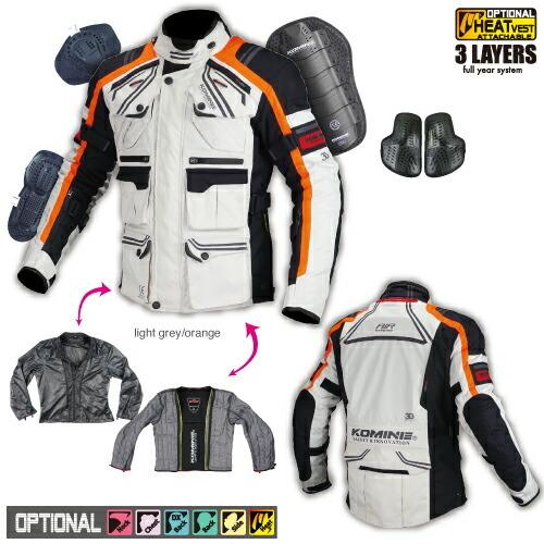 コミネ（Komine） バイク用 ジャケット Jacket JK-593 プロテクトフル