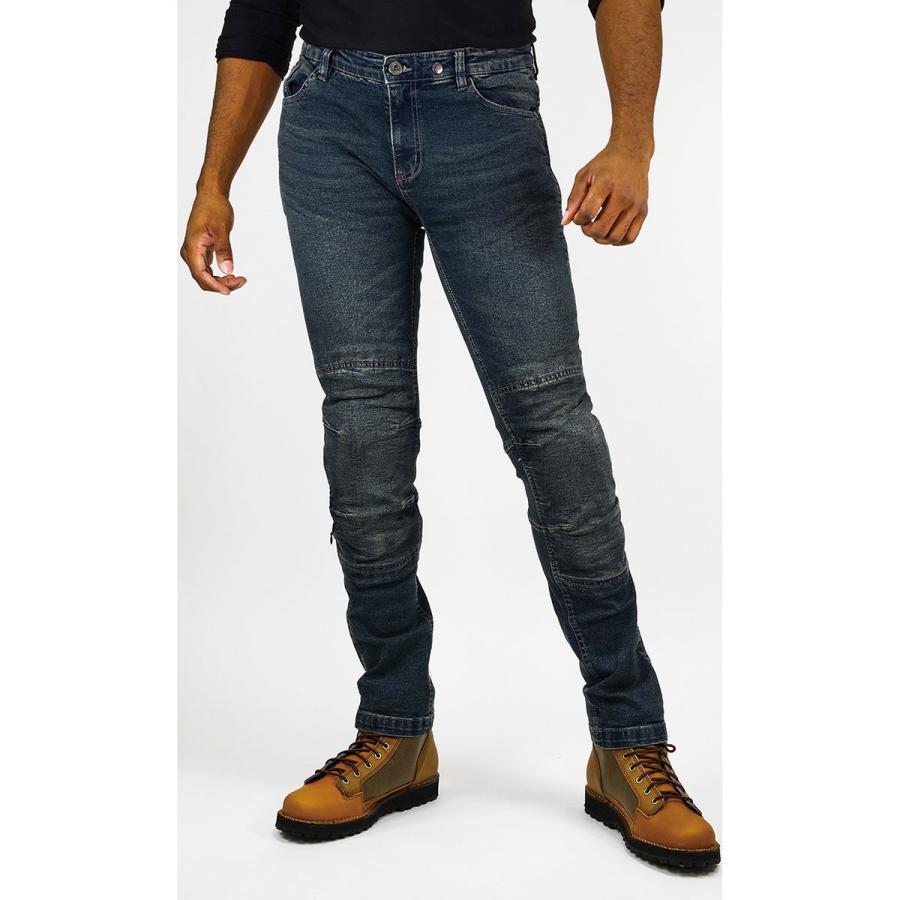 コミネ Komine バイク用 パンツ Pants WJ-747S KV ジーンズ インディゴ ブルー XLサイズ 07-747/I.BL/XL34